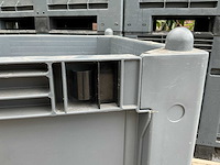 Kruizinga kunststof palletbox met klep (6x) - afbeelding 3 van  8