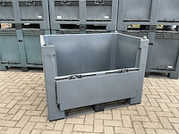 Kruizinga kunststof palletbox met klep - afbeelding 2 van  9