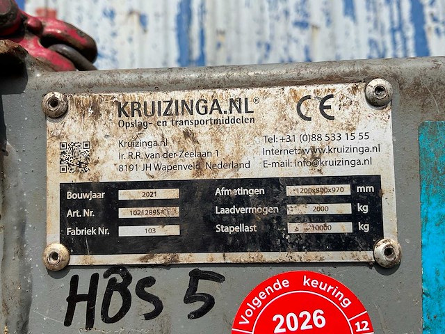 Kruizinga stapelbak (8x) - afbeelding 6 van  6