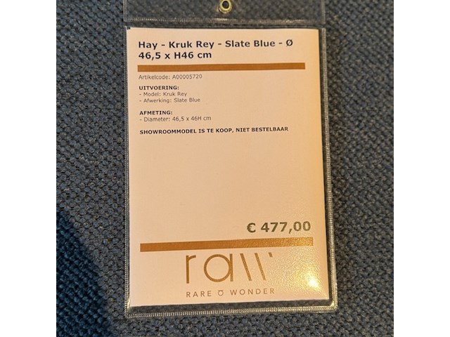 Kruk hay, rey, slate blue - afbeelding 2 van  4