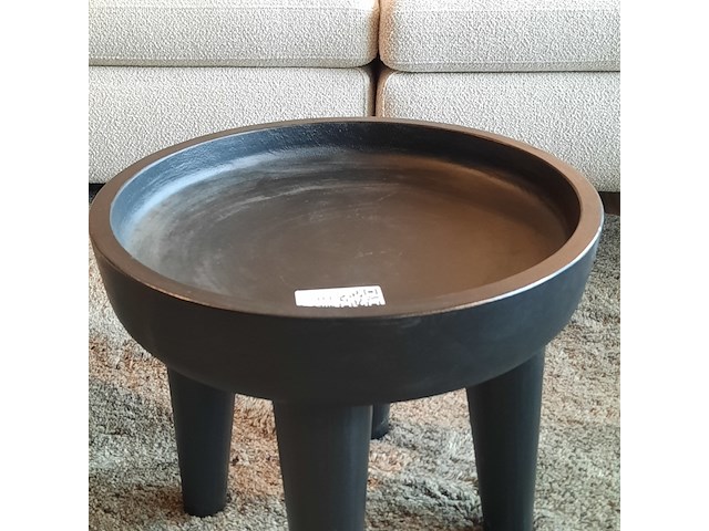 Kruk met opstaande rand raw interiors, suar, zwart - afbeelding 3 van  5