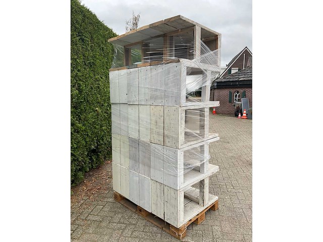 Kruk steigerhout - hoog (15x) - afbeelding 9 van  9