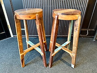 Kruk van gerecycled hout (2x) - afbeelding 1 van  5