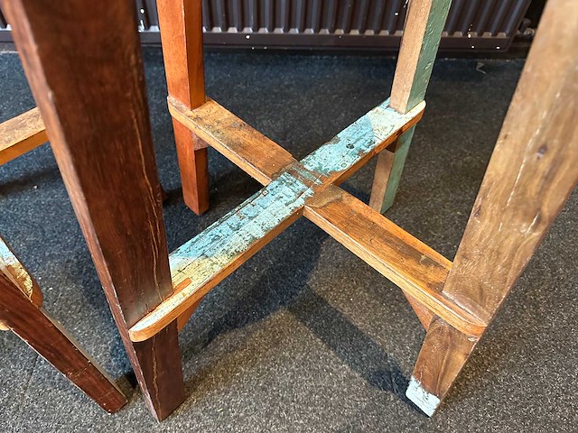 Kruk van gerecycled hout (2x) - afbeelding 4 van  5