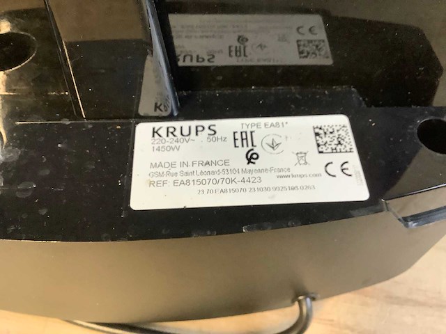 Krups essential ea8150 koffie- & espressomachines - afbeelding 7 van  8