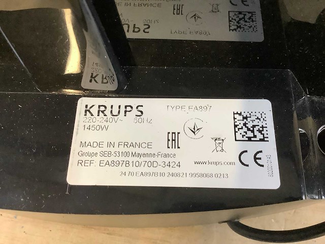 Krups evidence eco design ea897b10 koffie- & espressomachines - afbeelding 6 van  7