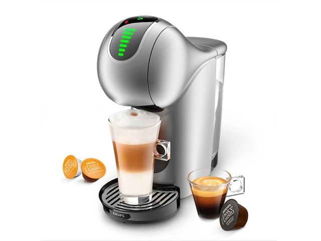 Krups genio s touch kp440e koffiemachine zilver - afbeelding 2 van  4