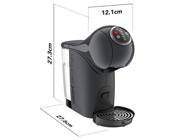Krups nescafé dolce gusto genio s plus kp340b koffiecupmachine cosmic grey - afbeelding 3 van  6