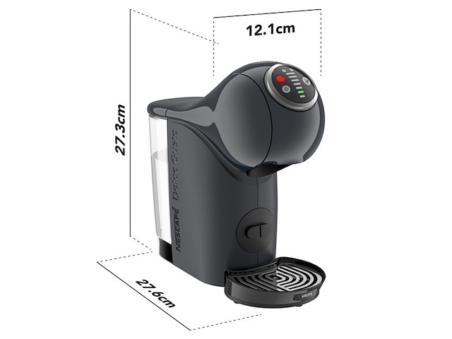 Krups nescafe dolce gusto genio s plus kp340b koffiecupmachine cosmic grey - afbeelding 3 van  6