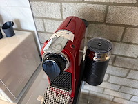 Krups nespresso citiz & milk capsule koffiemachine rood met aeroccino melkopschuimer - afbeelding 2 van  4