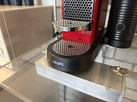 Krups nespresso citiz & milk capsule koffiemachine rood met aeroccino melkopschuimer - afbeelding 4 van  4