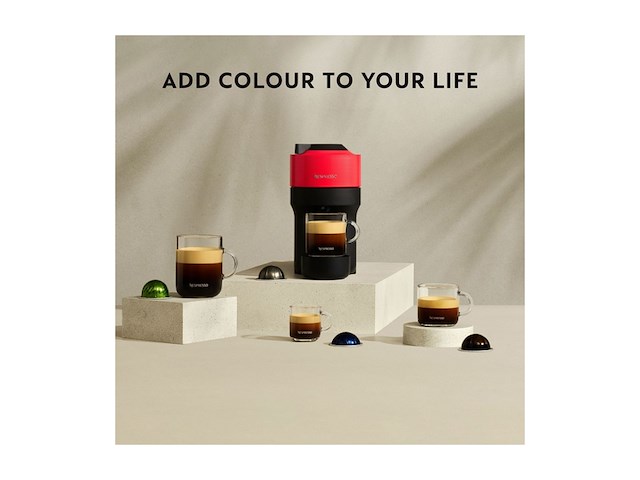 Krups nespresso vertuo pop xn9205 koffiecupmachine spicy red - afbeelding 2 van  4