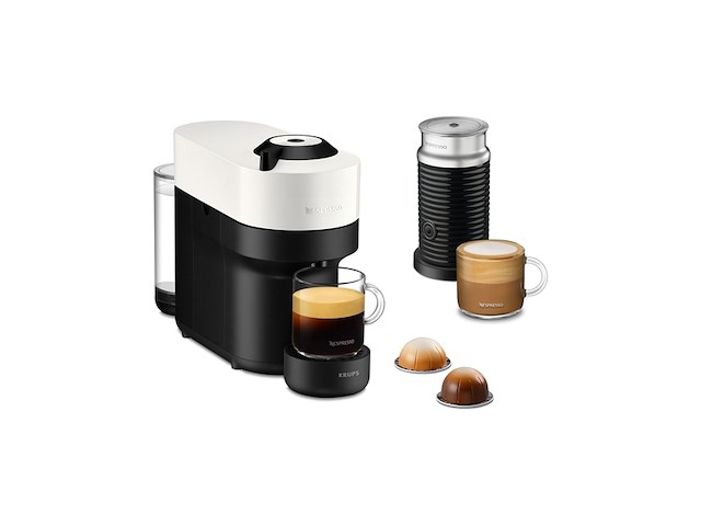Krups nespresso vertuo pop xn9211 koffiecupmachine coconut white - afbeelding 2 van  6