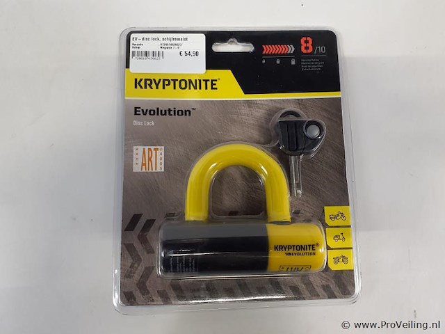 Kryptonite evolution disc lock remschijf slot - afbeelding 1 van  2