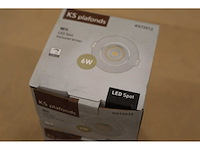 Ks - ks72012 - - inbouwspot (6w led - 2700k - ip44 - chroom/kleurvariant) (4x) - afbeelding 2 van  5