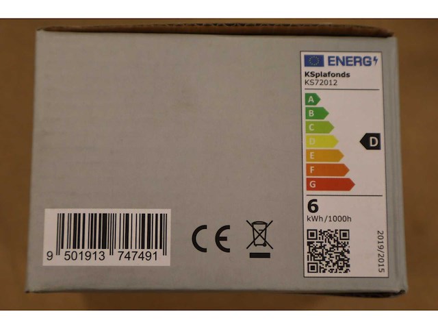 Ks - ks72012 - - inbouwspot (6w led - 2700k - ip44 - chroom/kleurvariant) (4x) - afbeelding 5 van  5