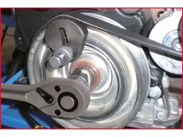 Ks tools speciaal gereedschapsset voor elastische riemen en v-snaarriemen 11-delig - afbeelding 2 van  6