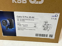 Ksb calio s 25-60 b circulatiepomp 180mm 1.1/2" bn. pn10 230v - afbeelding 3 van  4