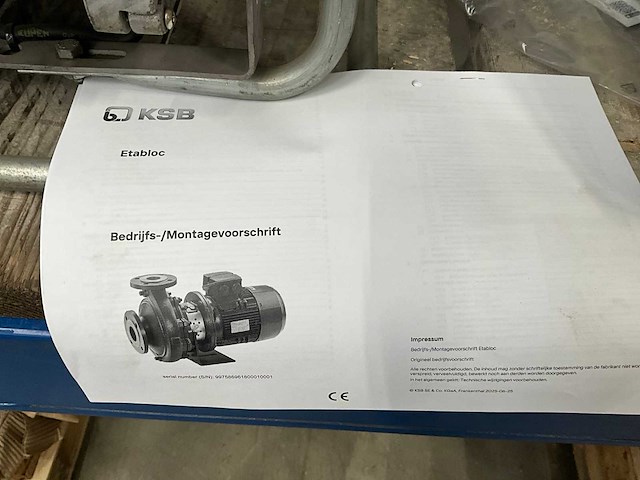 Ksb etabloc centrifugaalpomp - afbeelding 6 van  7