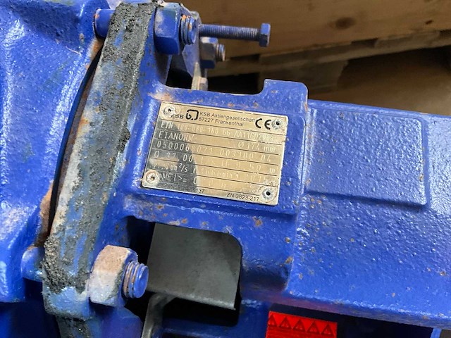 Ksb etanorm g80-160 g11 pd waterpomp (2x) - afbeelding 5 van  13