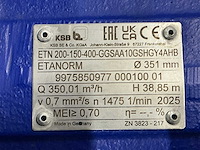 Ksb etn 200–150-400 centrifugaalpomp - afbeelding 9 van  10