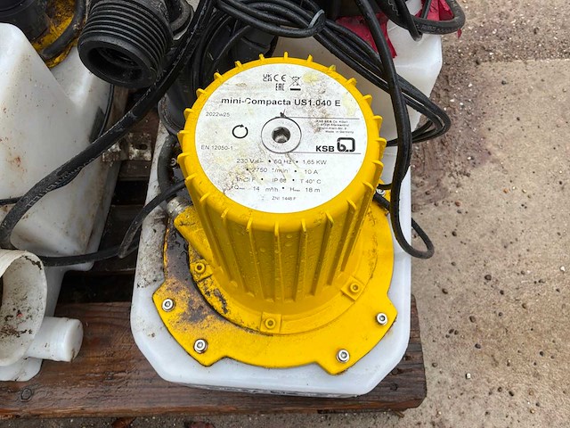 Ksb mini-compacta us1.040 e afvalwater-/fecaliënopvoerinstallatie (3x) - afbeelding 5 van  8