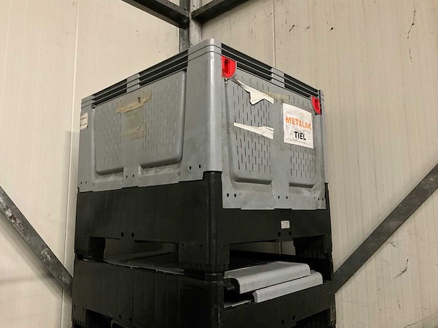 Kst palletbox 120x100x100cm (5x) - afbeelding 1 van  4