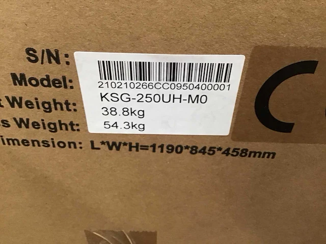 Kstar ksg-250uh-m0 omvormer - afbeelding 1 van  4