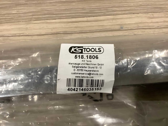 Kstools chromeplus dubbele ringsleutel - 18x19mm (8x) - afbeelding 2 van  3