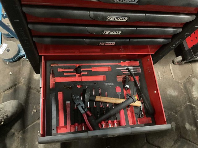 Kstools racing line+ gereedschapswagen - afbeelding 9 van  10