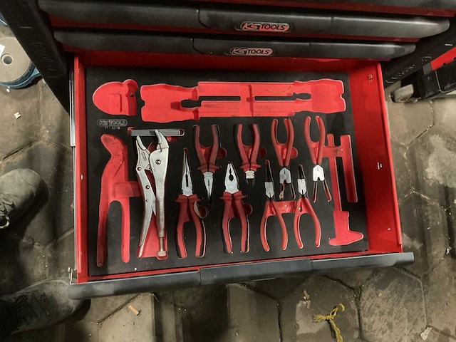 Kstools racing line+ gereedschapswagen - afbeelding 2 van  10