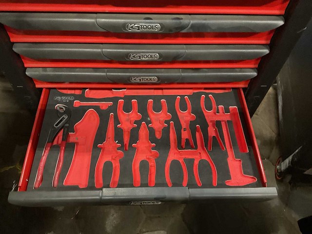 Kstools racing line+ gereedschapswagen - afbeelding 3 van  9