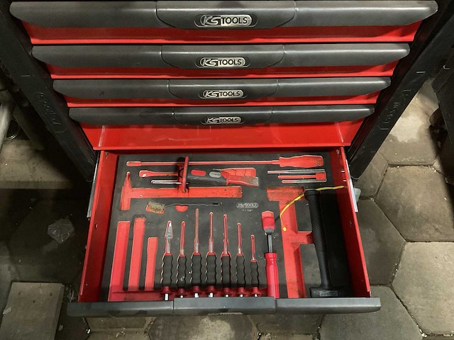 Kstools racing line+ gereedschapswagen - afbeelding 4 van  10