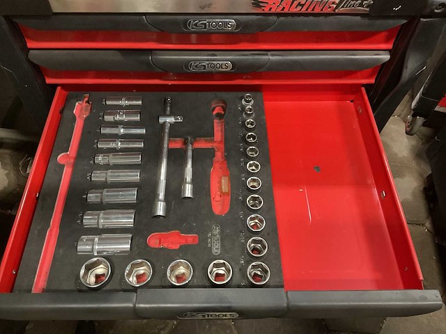 Kstools racing line+ gereedschapswagen - afbeelding 5 van  10
