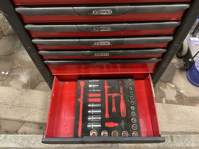 Kstools racing line+ gereedschapswagen - afbeelding 3 van  10