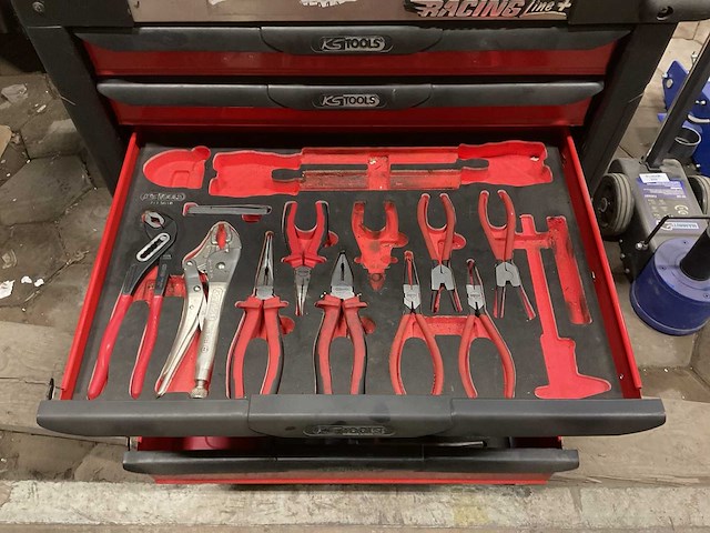 Kstools racing line+ gereedschapswagen - afbeelding 4 van  10
