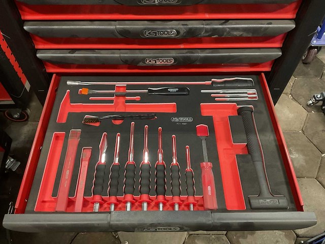 Kstools racing line+ gereedschapswagen - afbeelding 2 van  10