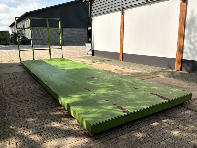 Ktk flatbed plateau-oplegger met rongenrek - afbeelding 4 van  6