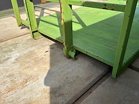 Ktk flatbed plateau-oplegger met rongenrek - afbeelding 6 van  6