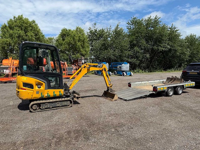 Kubota - 2019 - kx016-4 - minigraafmachine met aanhangwagen - afbeelding 3 van  28