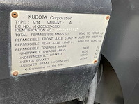 Kubota - m7 131 - 4-wheel drive tractor - 2017 - afbeelding 18 van  25