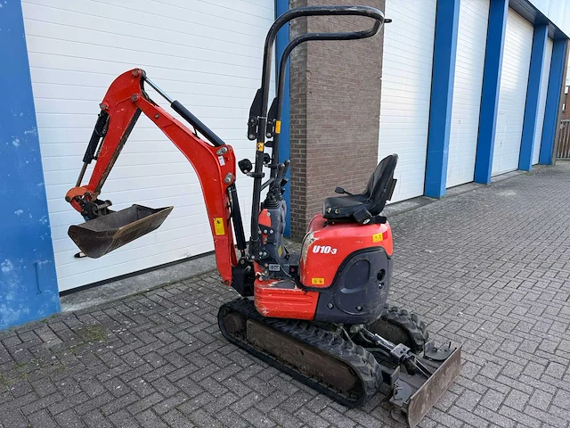 Kubota - u10-3 - mini-excavator - 2014 - afbeelding 4 van  14