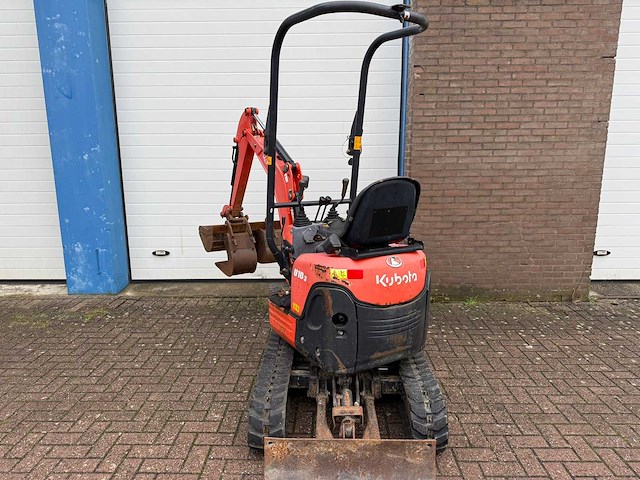 Kubota - u10-3 - mini-excavator - 2016 - afbeelding 2 van  14