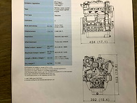Kubota - wg972-g-ef01 - 3 cilinder - motorblok - afbeelding 21 van  26