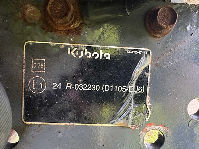 Kubota b2350 minitractor - afbeelding 39 van  40