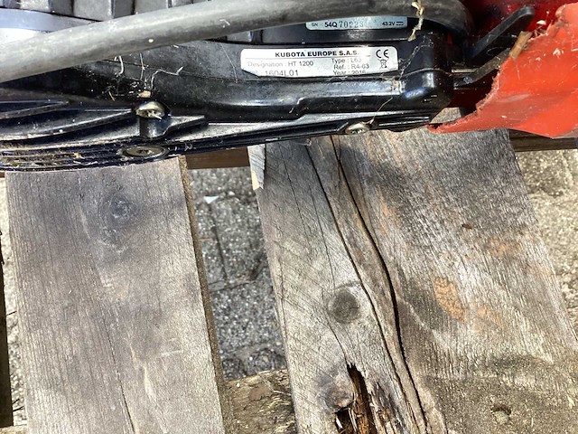 Kubota eht 1200 heggenschaar - afbeelding 7 van  10