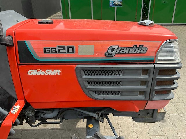 Kubota granbia gb20 glide shift 4x4 minitractor - afbeelding 14 van  29