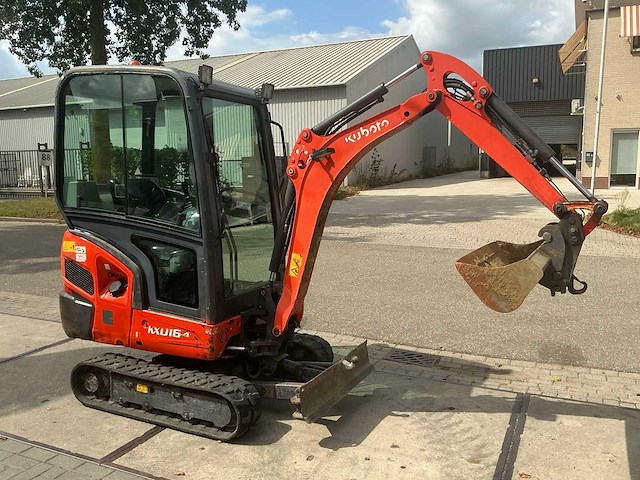 Kubota kx016-4 mini graafmachine - afbeelding 12 van  30