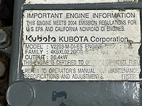 Kubota v2203 dieselmotor - afbeelding 6 van  7