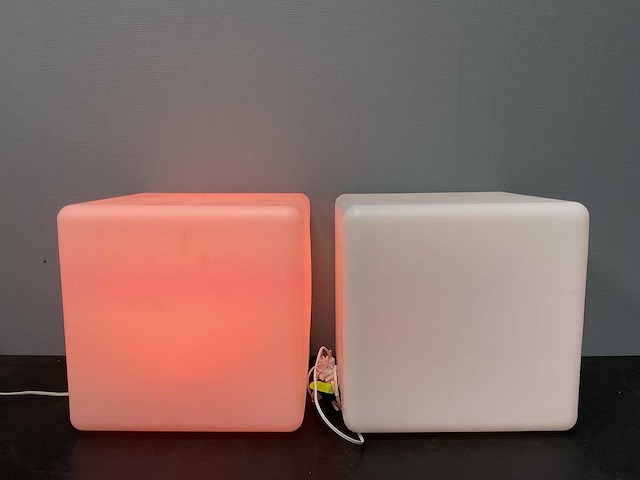 Kubus feestverlichting (2x) - afbeelding 4 van  6